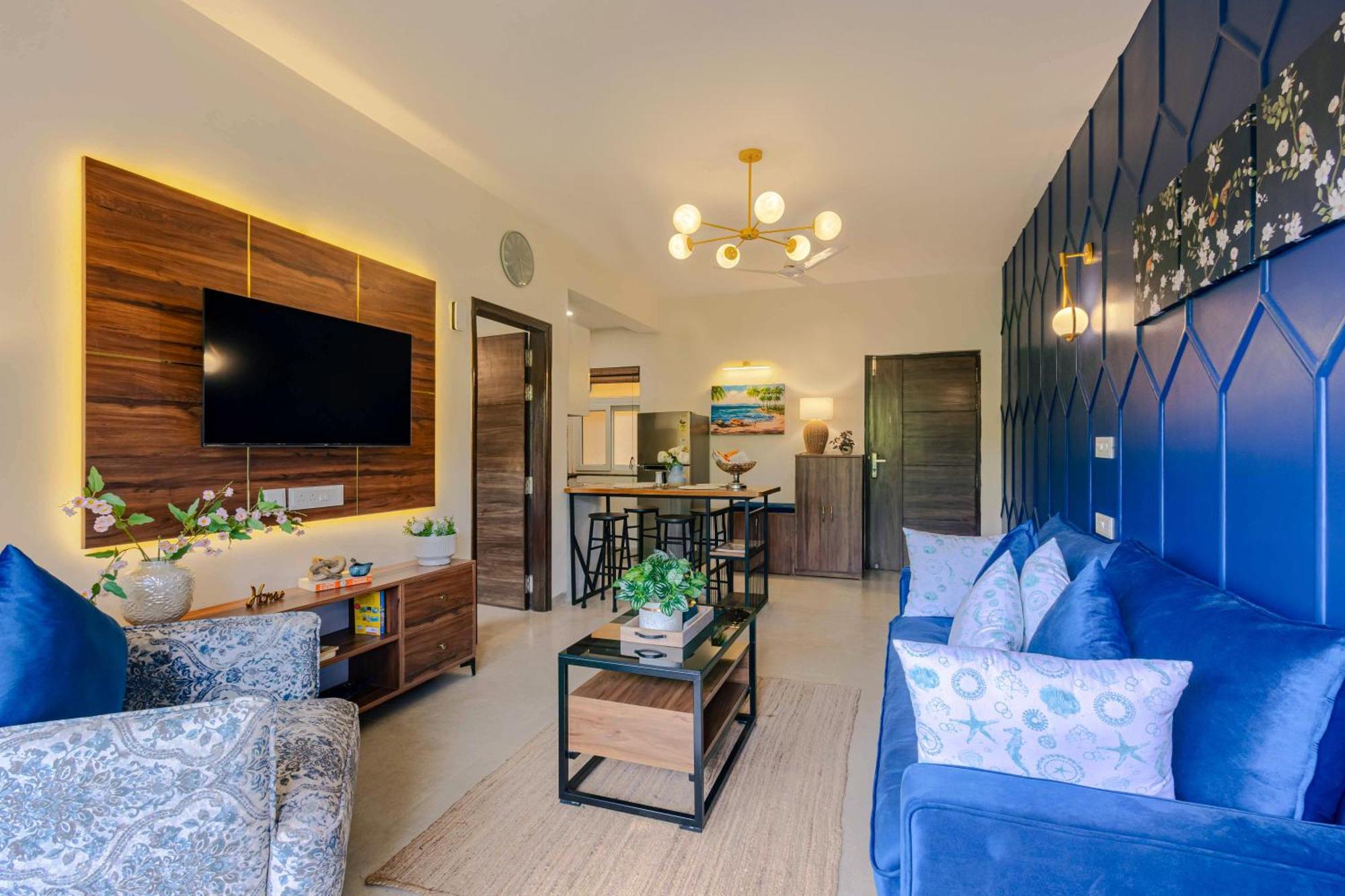 Alaya Stays 1 Bhk With Balcony & Pool - Veera Marina Candolim Eksteriør billede