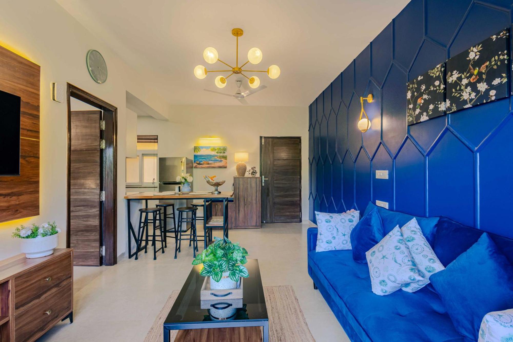 Alaya Stays 1 Bhk With Balcony & Pool - Veera Marina Candolim Eksteriør billede