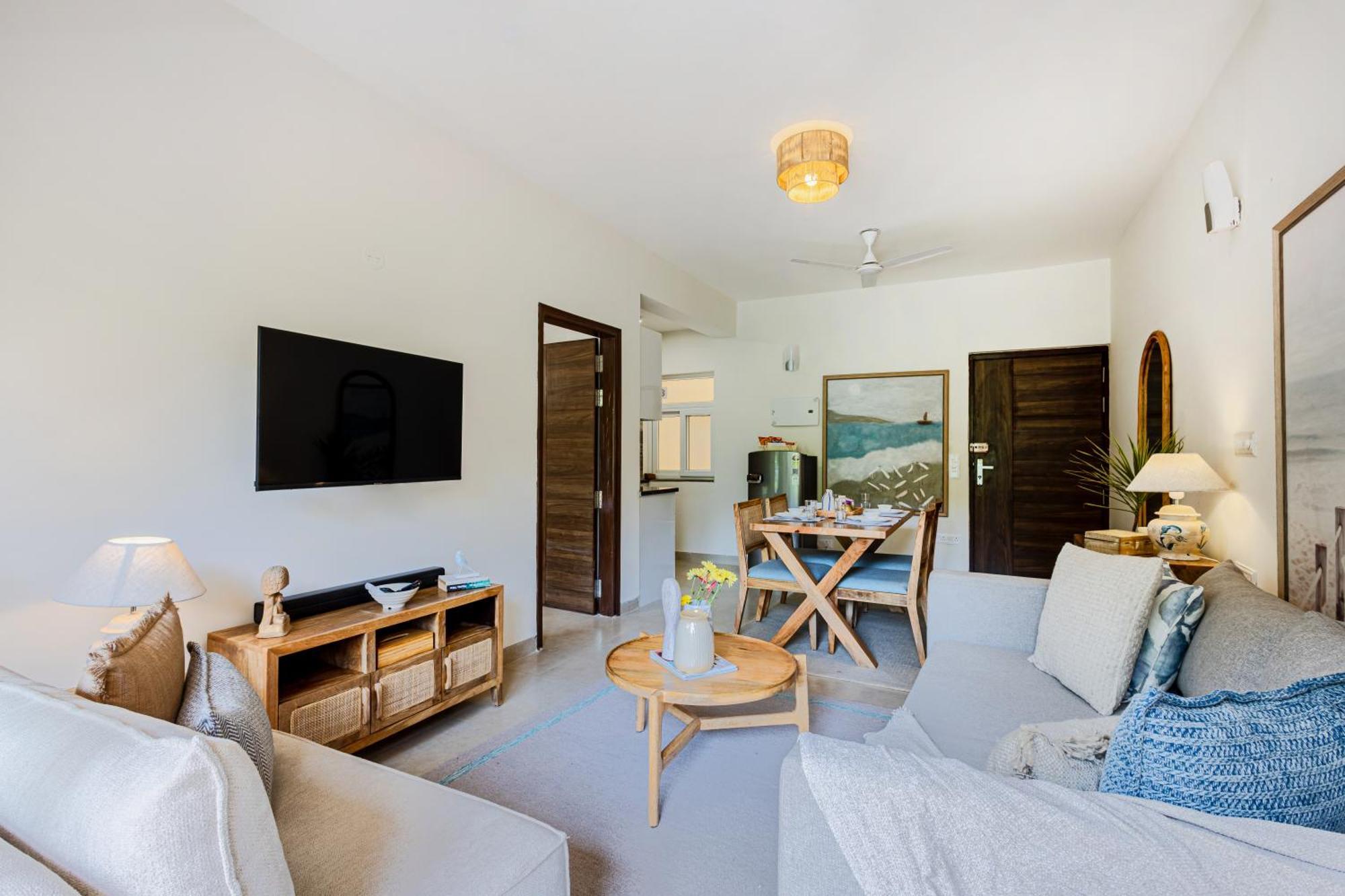 Alaya Stays 1 Bhk With Balcony & Pool - Veera Marina Candolim Eksteriør billede