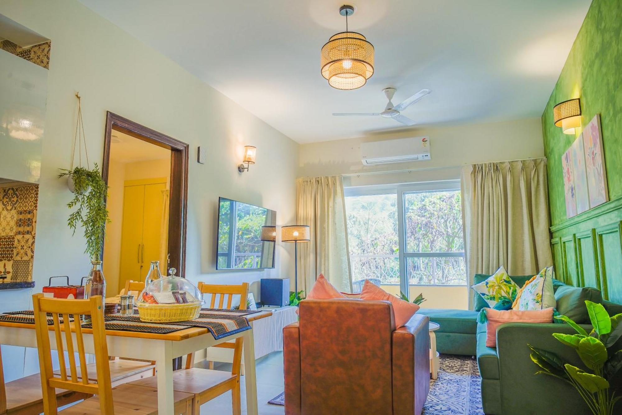 Alaya Stays 1 Bhk With Balcony & Pool - Veera Marina Candolim Eksteriør billede