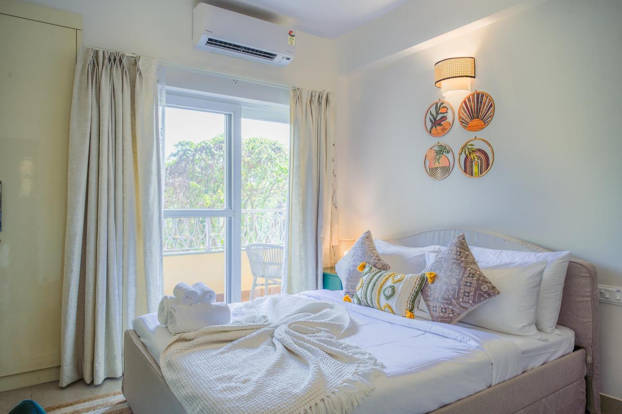 Alaya Stays 1 Bhk With Balcony & Pool - Veera Marina Candolim Eksteriør billede